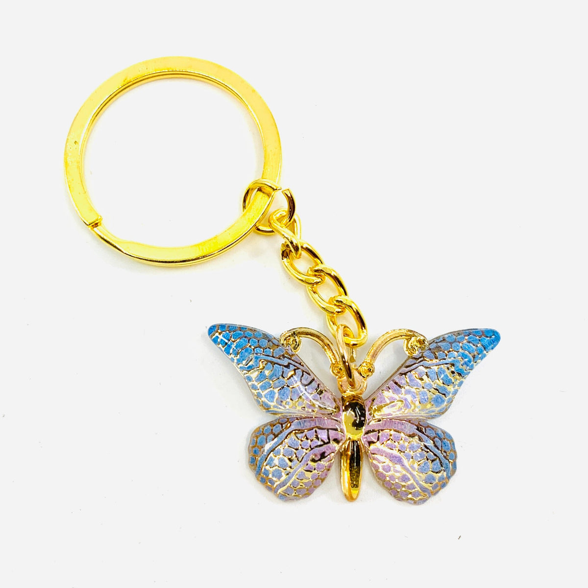 Sparkle Butterfly Keychains Accessory Alex Blue 