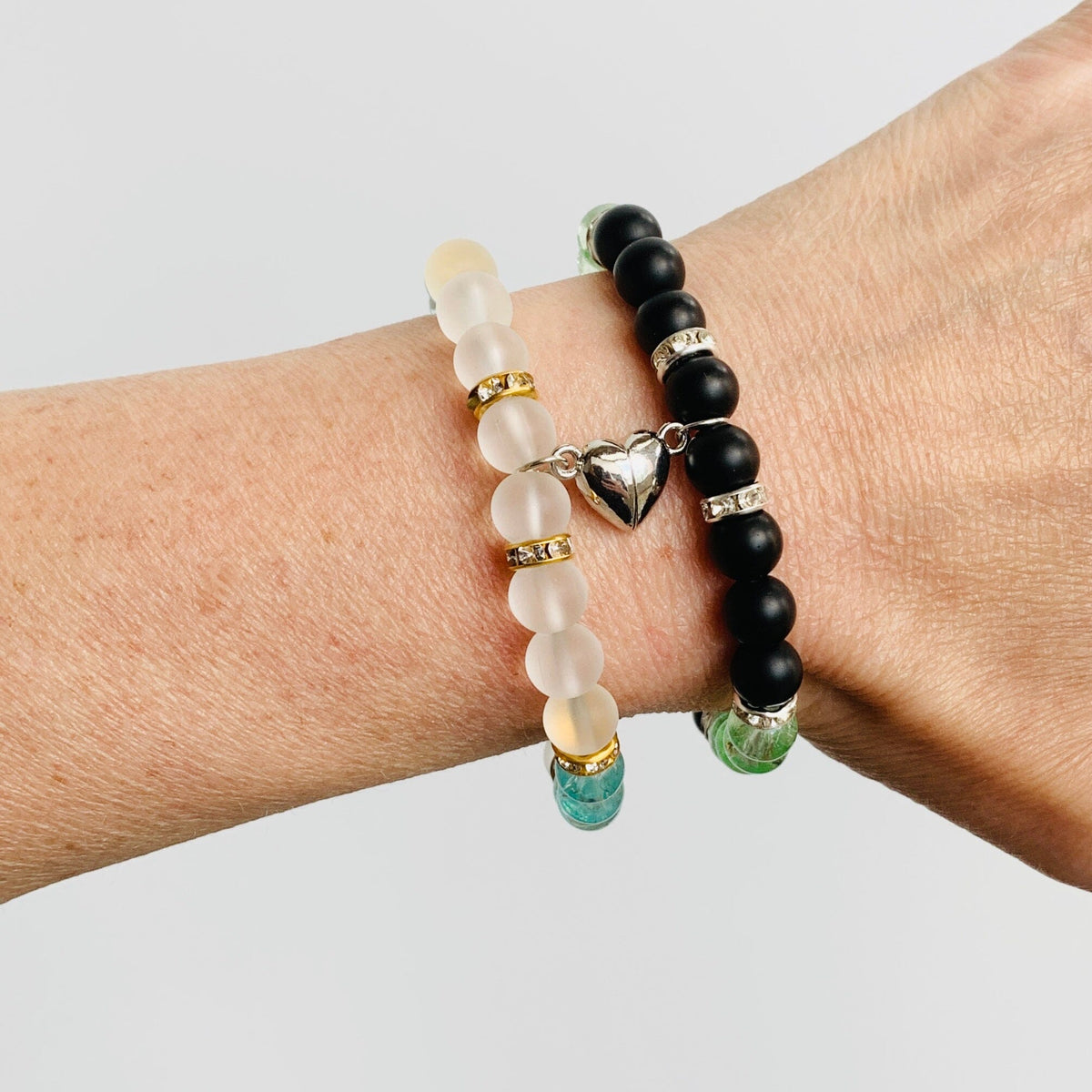 Cat Couples Magnetic Bracelet Set Jewelry Nihao 