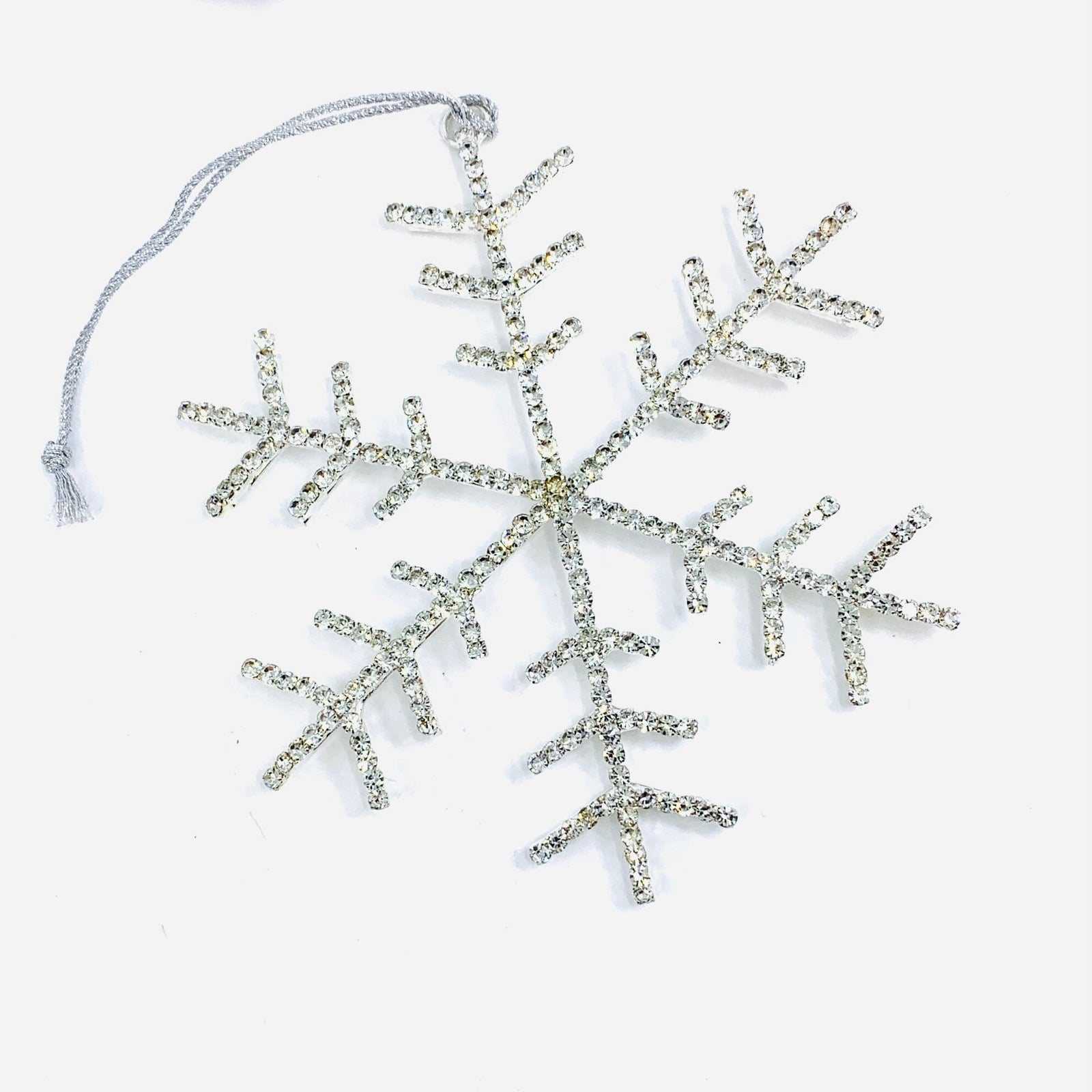Snowflake Rhinestone Ornament 10 Oak Street 