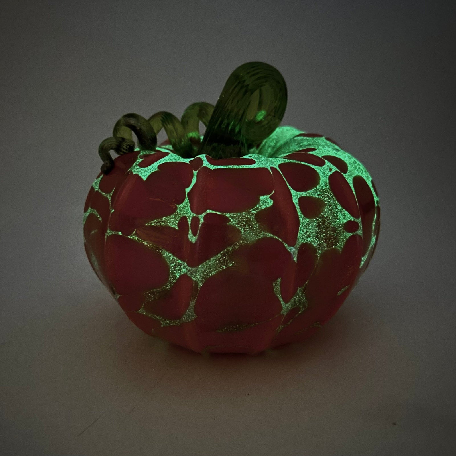 Daily Glow Pumpkin 513 Fall Squat Daily Pumpkin Luke Adams Glass Blowing Studio 