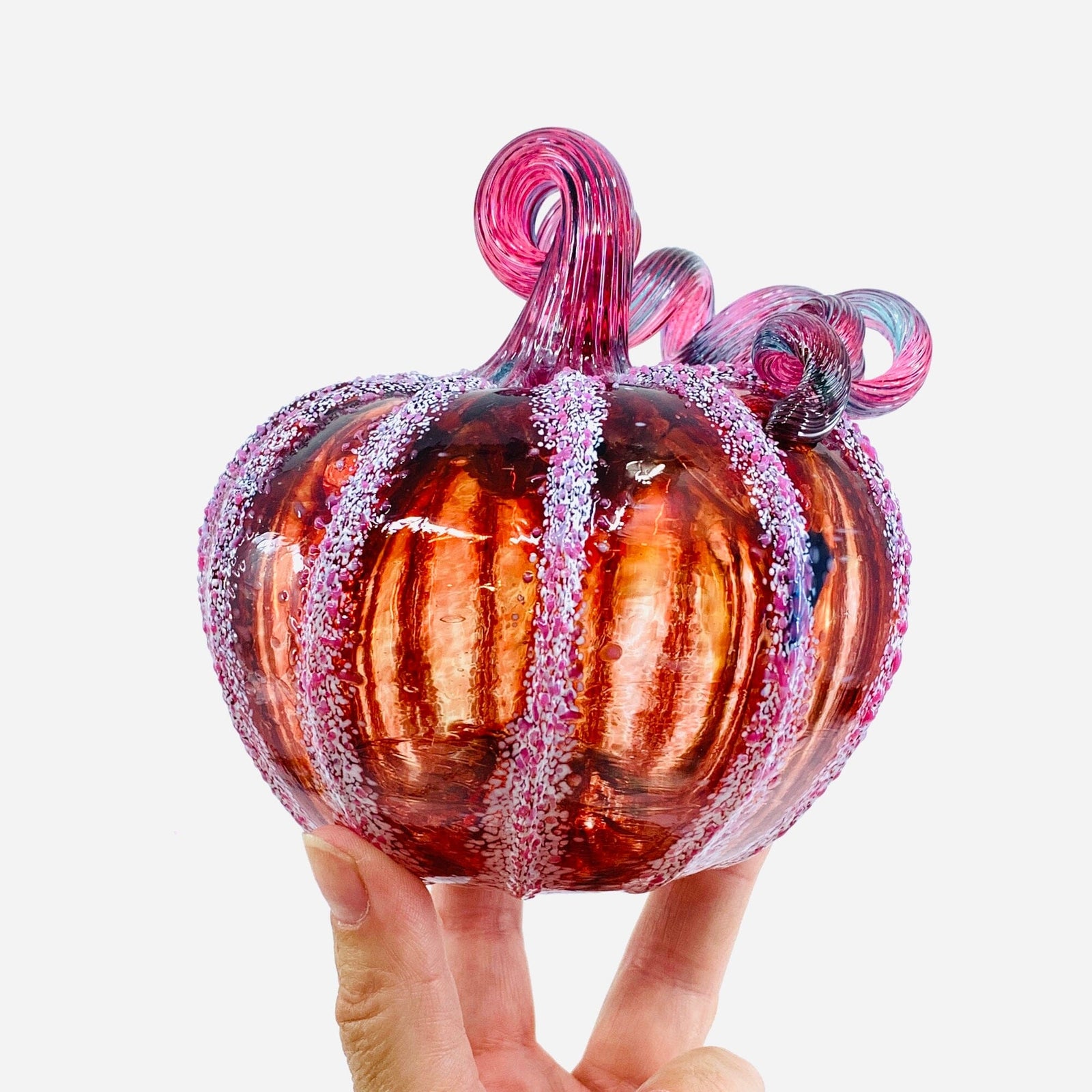Daily Pumpkin 2514 Squat Gabby Luke Adams Glass Blowing Studio 