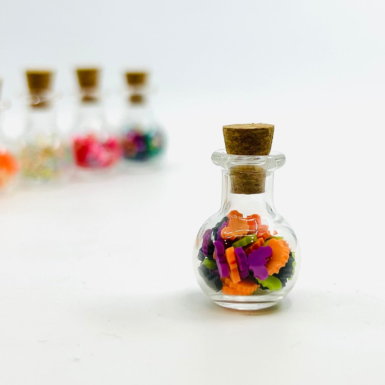 Tiny Potion Bottle, Bat Witch Crazy Miniature - 