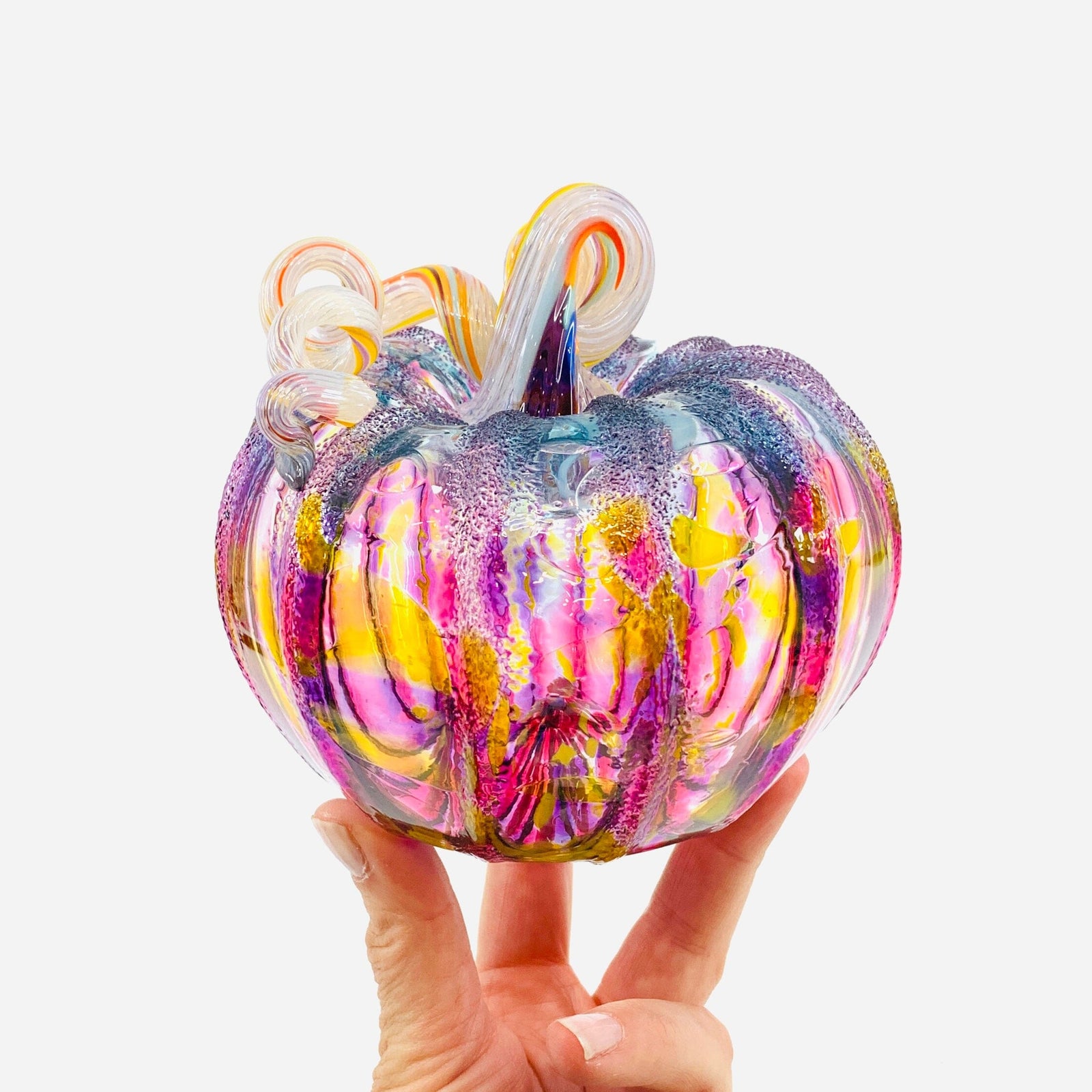 Daily Pumpkin 1067 Squat Gabby Luke Adams Glass Blowing Studio 