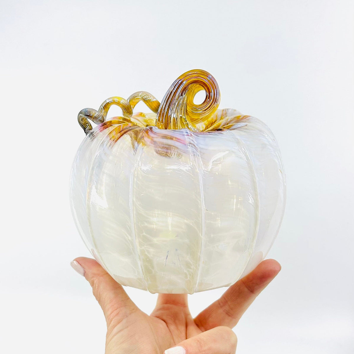 Daily Pumpkin 3806 Medium Gabby Luke Adams Glass Blowing Studio 