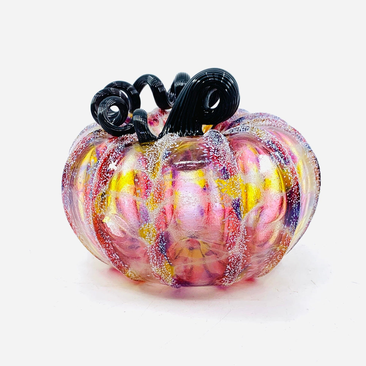 Daily Glow Pumpkin 335 Fall Squat Daily Pumpkin Luke Adams Glass Blowing Studio 