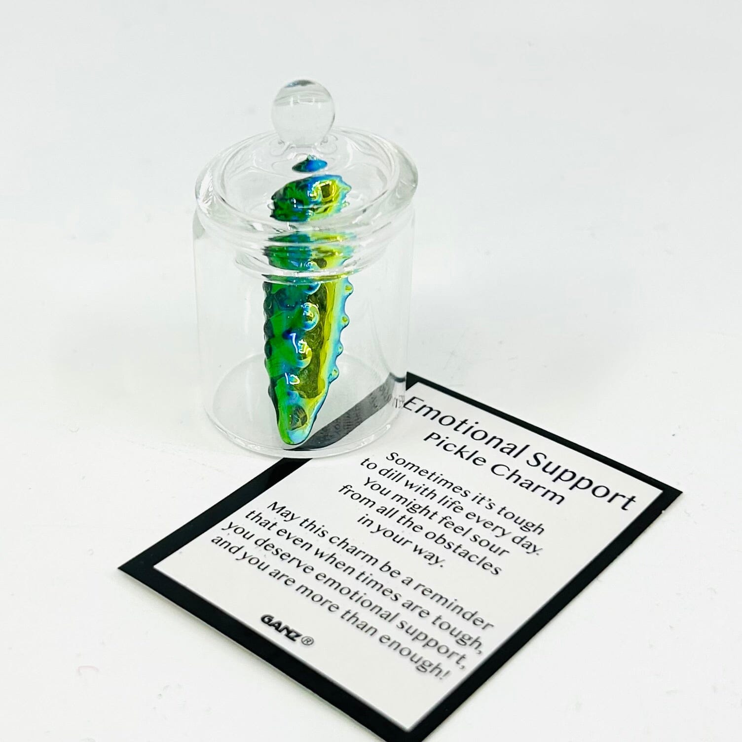 Emotional Support Pickle Charm PT 122 Miniature GANZ 