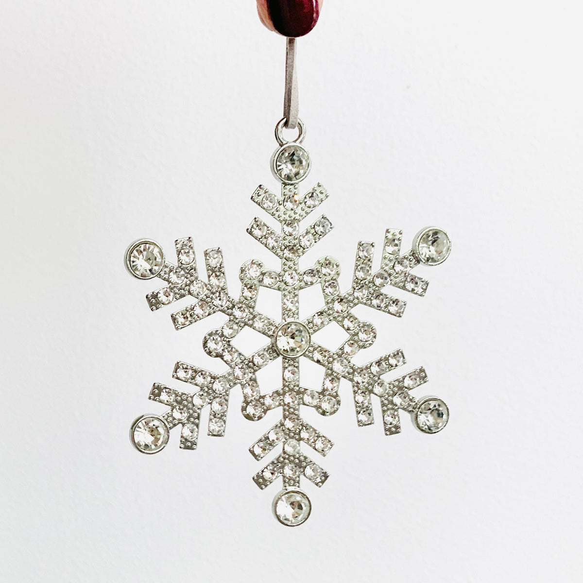 Snowflake Rhinestone Ornament 21