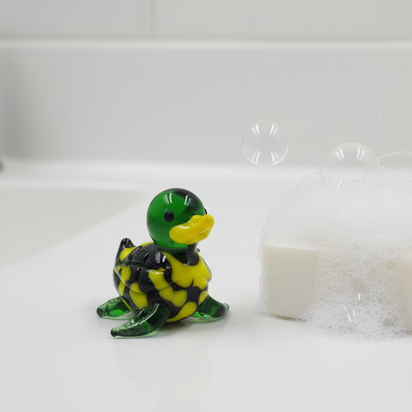 Sea Turtle - Mini Glass Rubber Duck