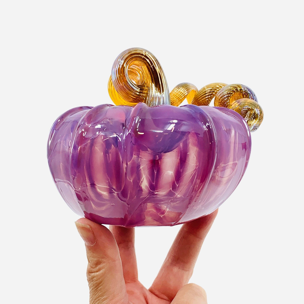 Daily Pumpkin 2993 Oops Squat Gabby Luke Adams Glass Blowing Studio 