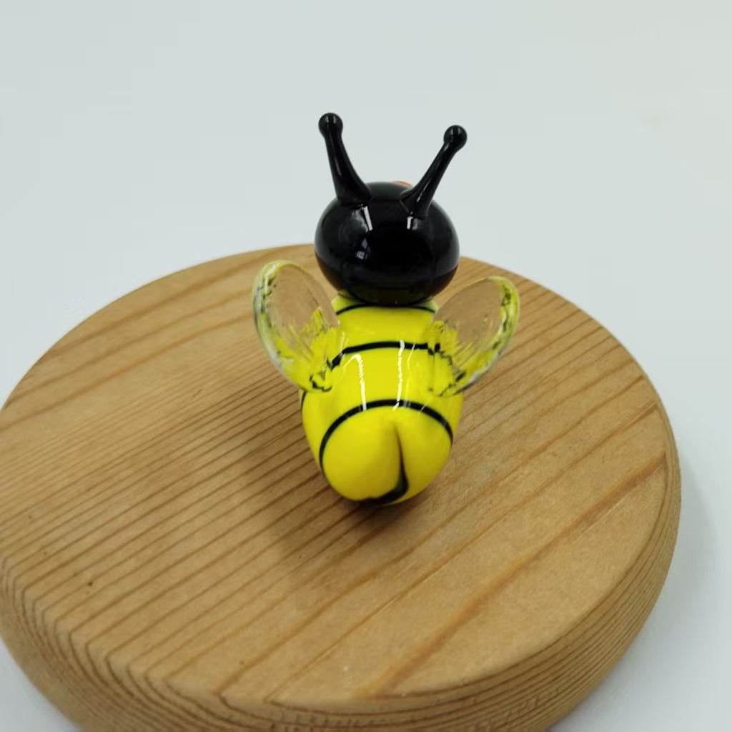 Bumble Bee - Mini Glass Rubber Duck