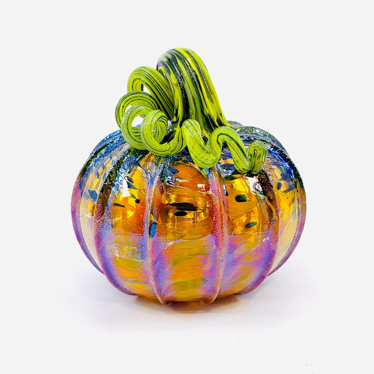 Daily Pumpkin 3021 Fall Squat Gabby Luke Adams Glass Blowing Studio 