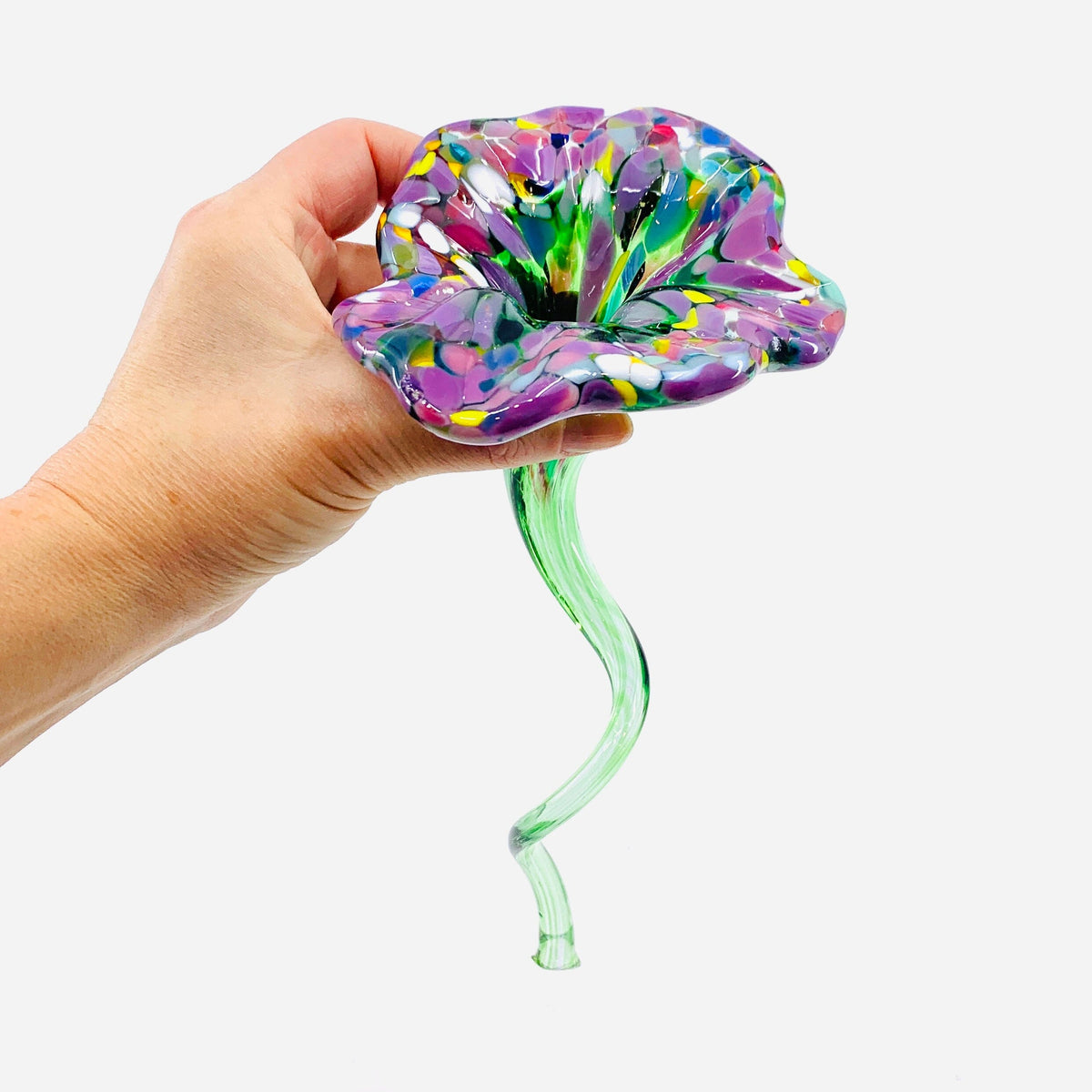 Pulled Glass Flower 28 Decor Luke Adams Glass Blowing Studio 