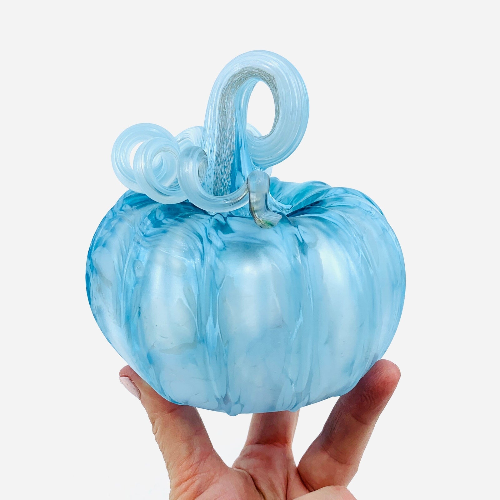 Daily Pumpkin 601 Coastal Matte Squat Gabby Luke Adams Glass Blowing Studio 