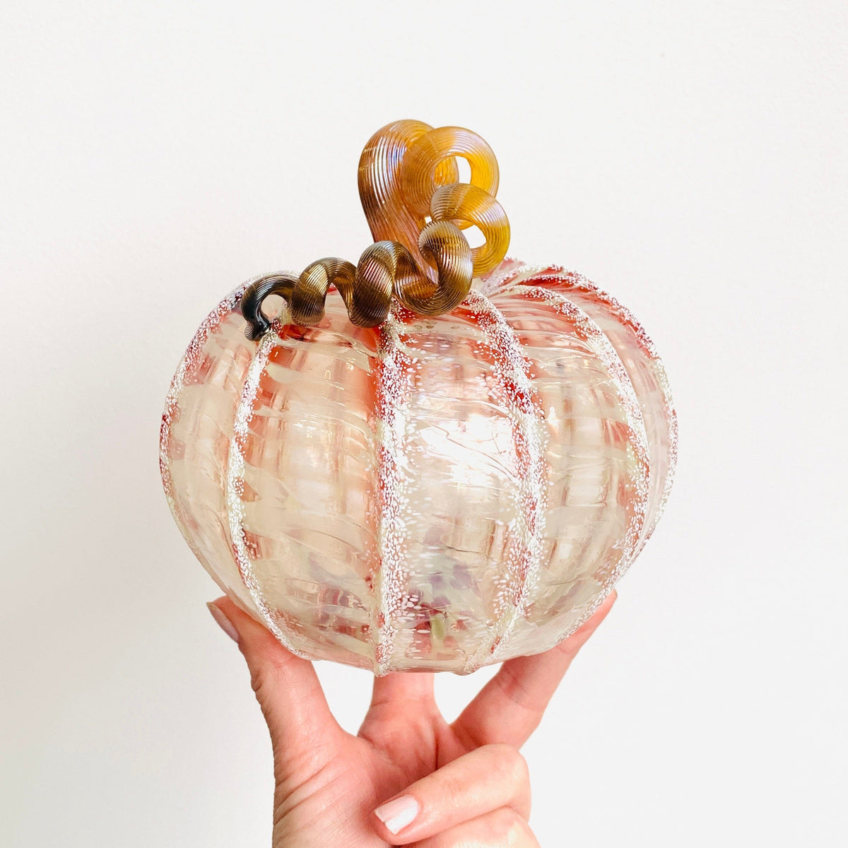 Daily Pumpkin 240 "Wedding Bouquet" Medium Gabby Luke Adams Glass Blowing Studio 