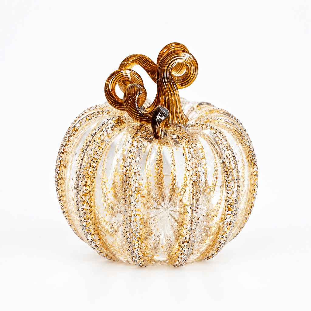 Cinnamon Sugar Squat: Best In Show Production Pumpkin Luke Adams Glass Blowing Studio 