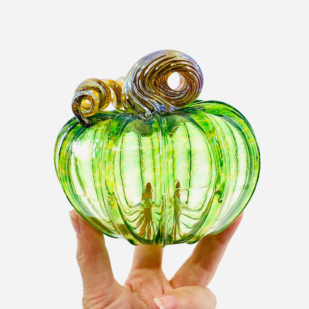 Daily Pumpkin 2942 Squat Gabby Luke Adams Glass Blowing Studio 