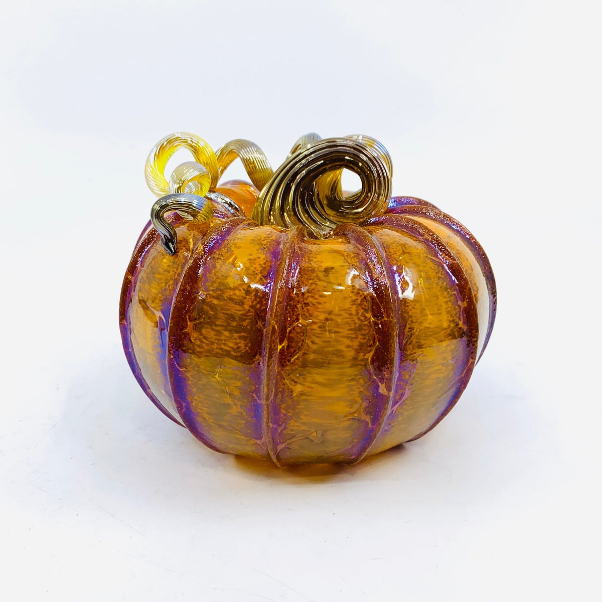 Daily Pumpkin 891 “Oops” Squat Gabby Luke Adams Glass Blowing Studio 