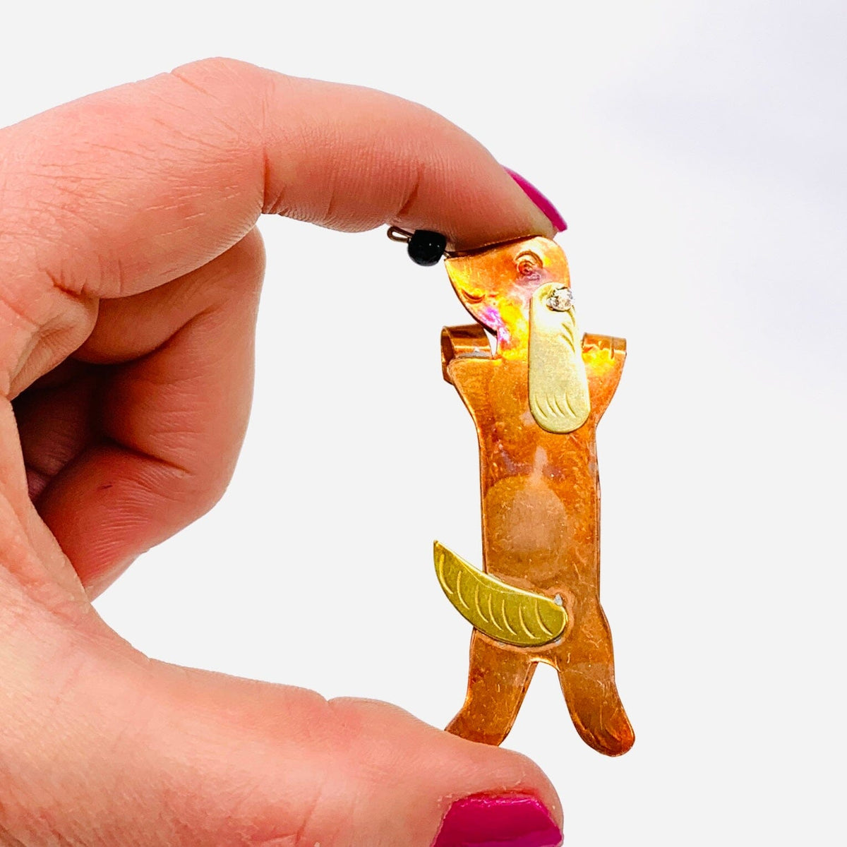 Stem Charms 16, Oscar Wiener Dog Miniature Pilgrim Imports 