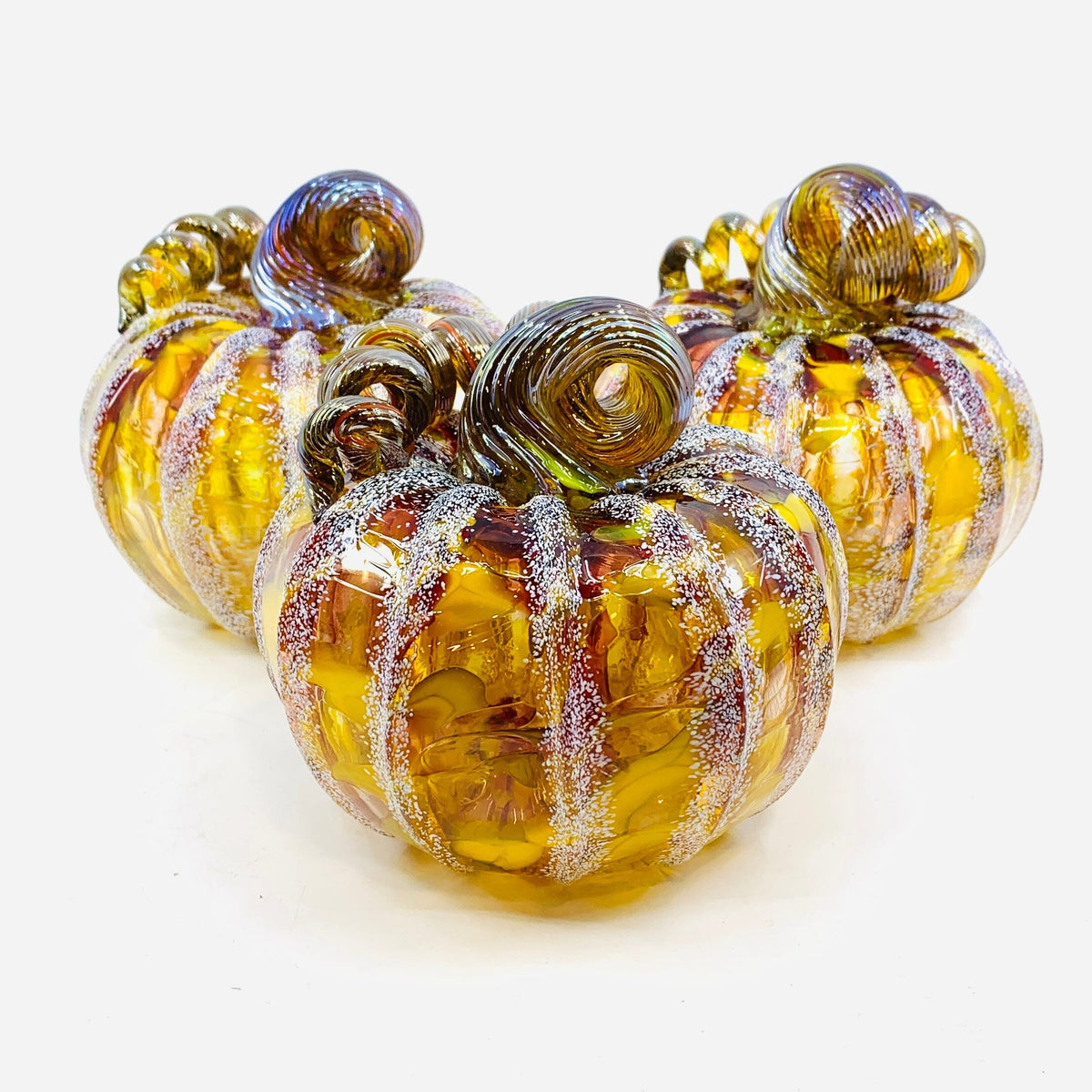 Daily Pumpkin "Practice Apple Cider” Squat Gabby Luke Adams Glass Blowing Studio 