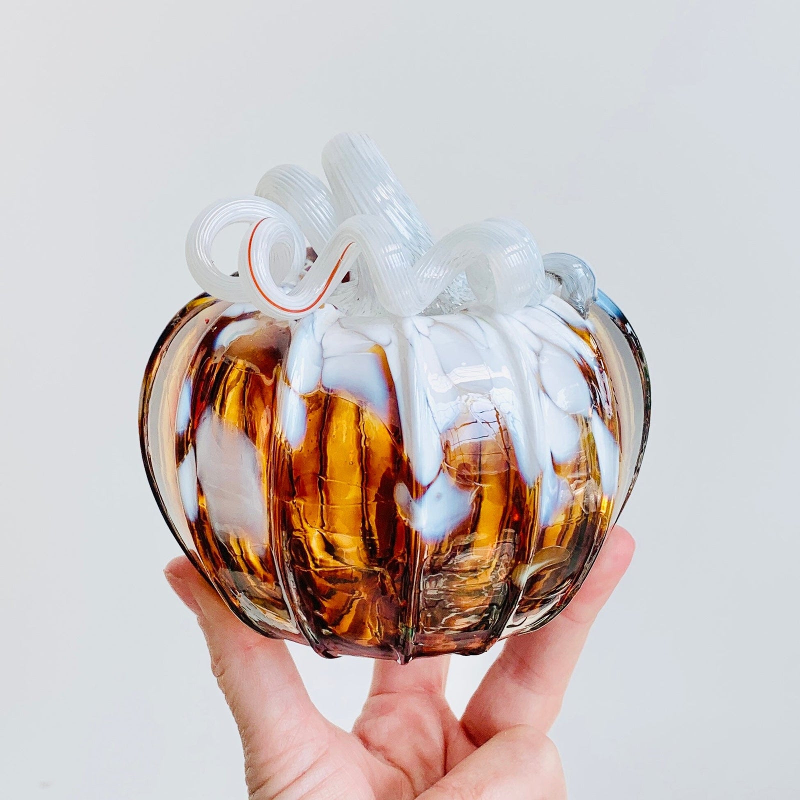 Daily Pumpkin 1667 Squat Gabby Luke Adams Glass Blowing Studio 