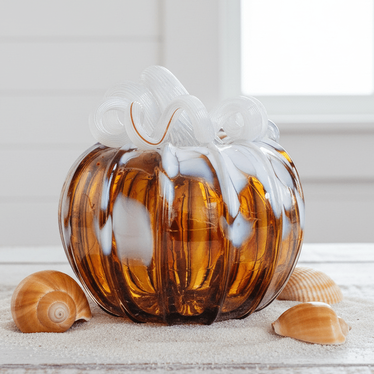 Daily Pumpkin 1667 Squat Gabby Luke Adams Glass Blowing Studio 