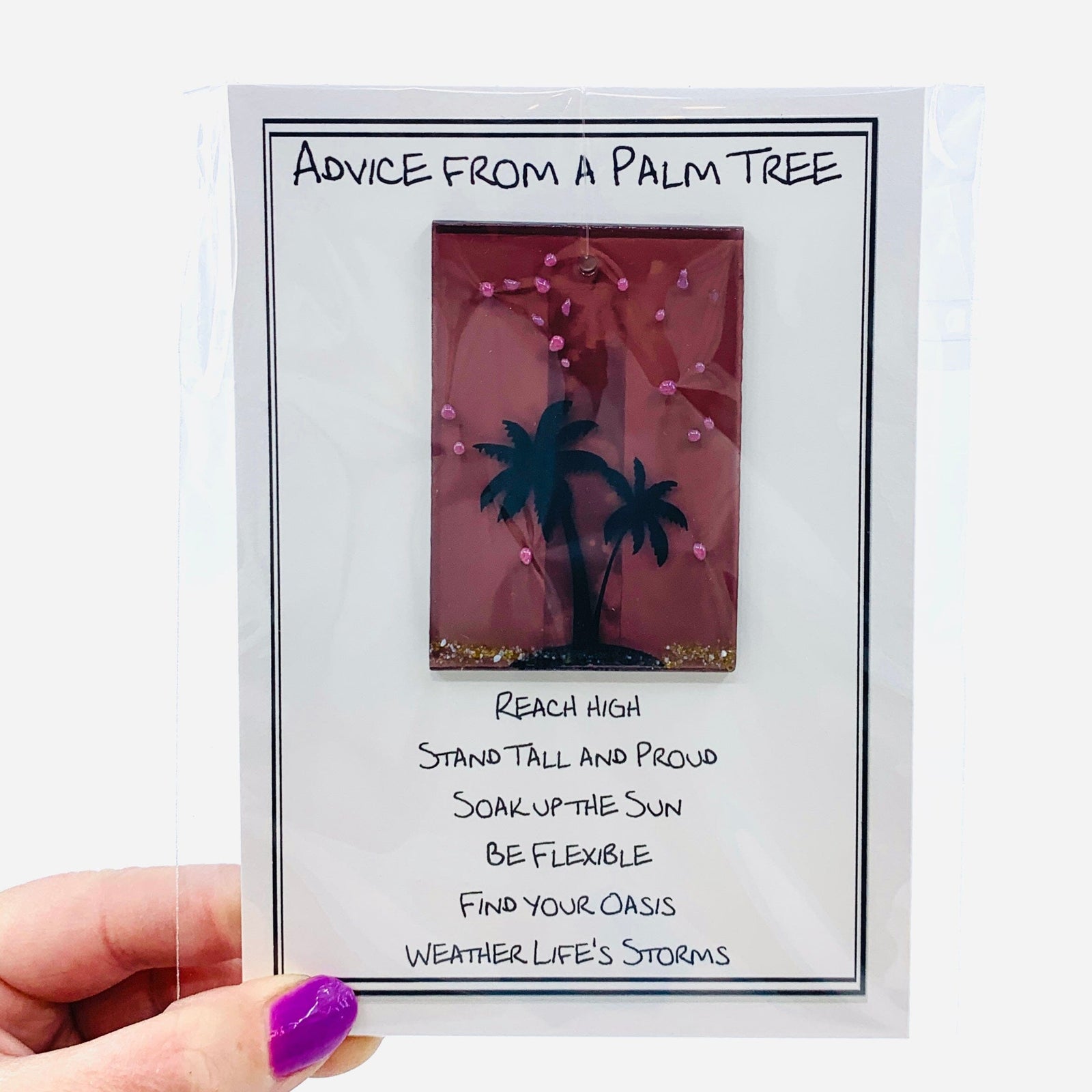 Fused Glass Advice From a Palm Tree 17 Decor Glimmer Glass Gifts 