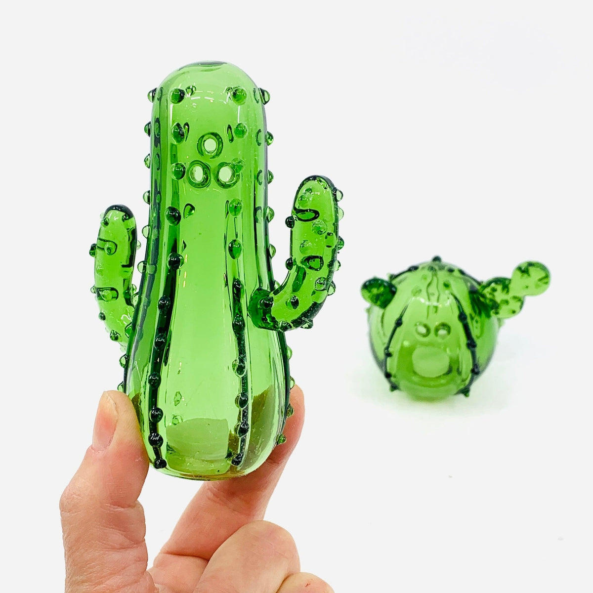 Glass Salt and Pepper Shakers, Cacti Decor Gift Essentials 