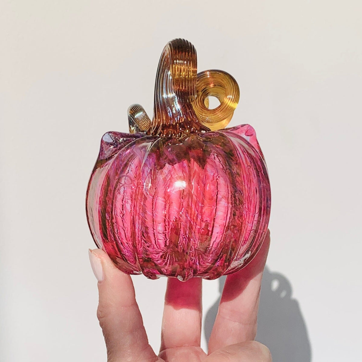Daily Catkin 1228 Daily Pumpkin Luke Adams Glass Blowing Studio 