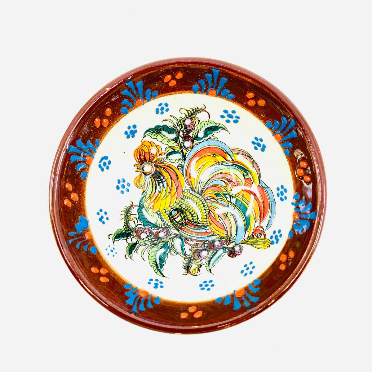 Handmade Turkish Bowl with Rooster Design 171