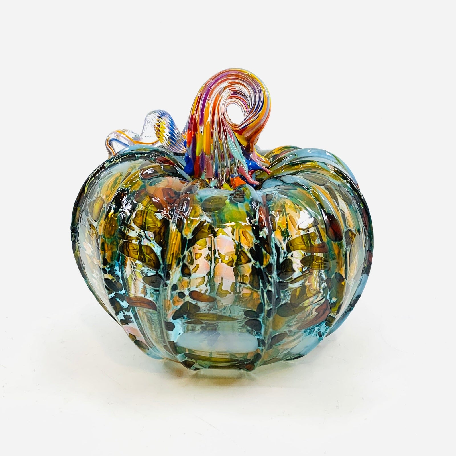 Daily Pumpkin 1075 Squat Gabby Luke Adams Glass Blowing Studio 