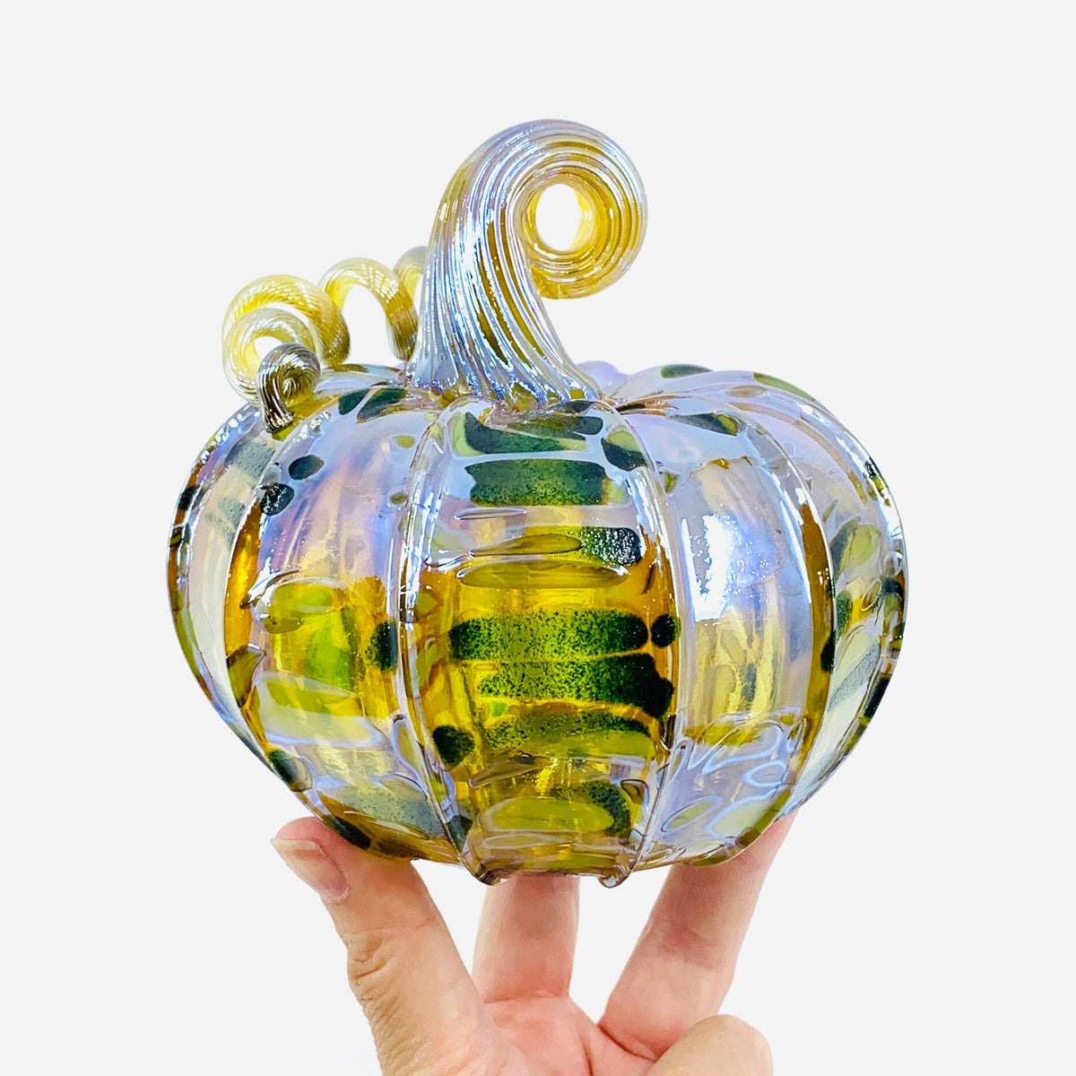 Daily Pumpkin 3020 Fall Squat Gabby Luke Adams Glass Blowing Studio 