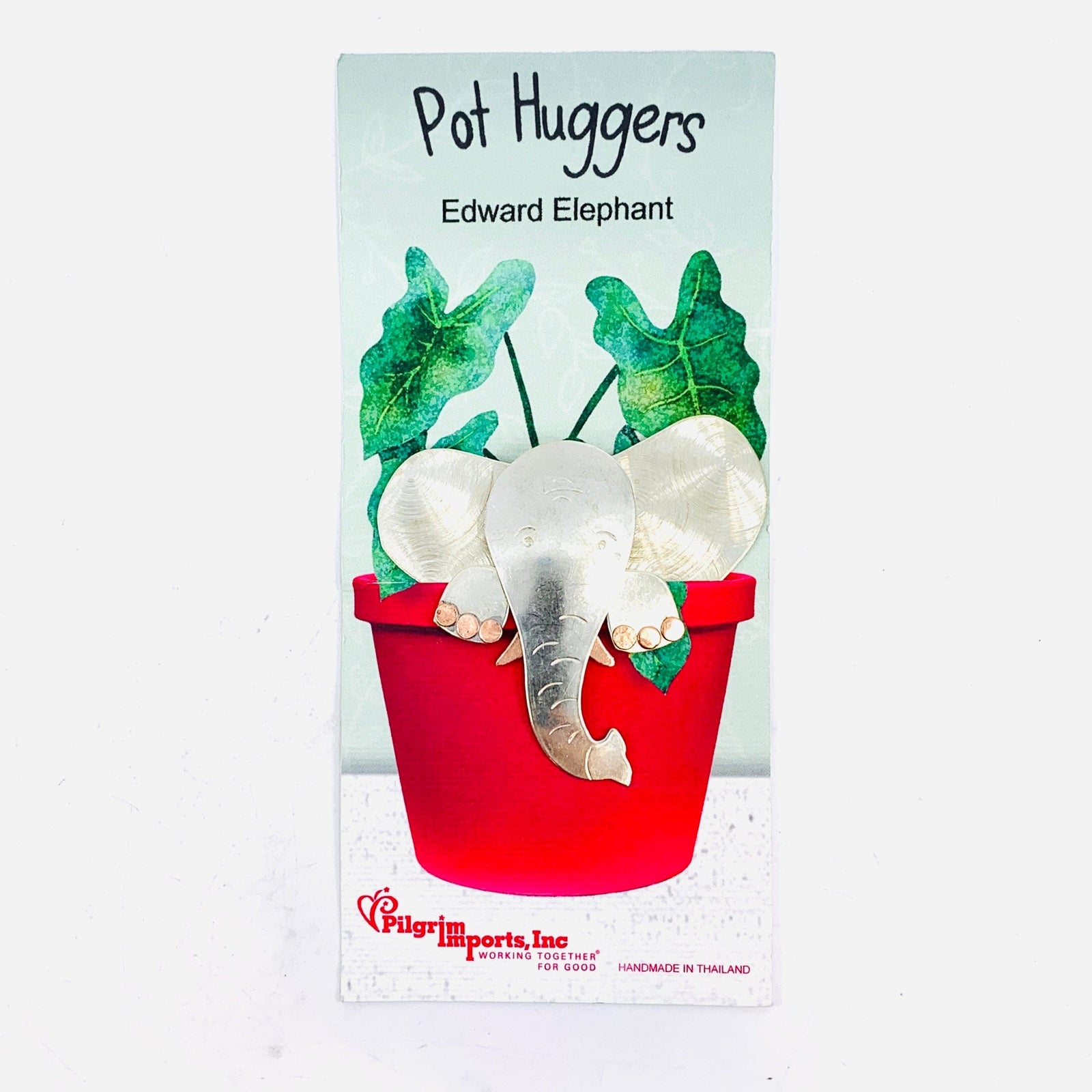 Plant Huggers 35, Edward Elephant Miniature Pilgrim Imports 