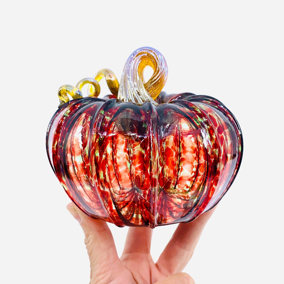 Daily Pumpkin 1311 Squat Gabby Luke Adams Glass Blowing Studio 