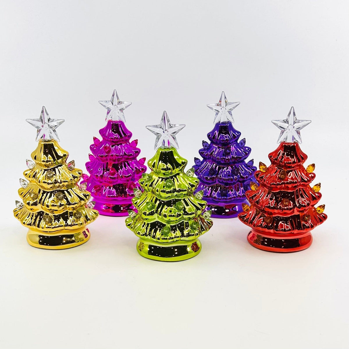 Metallic Lite-Up Pink Tree - 10 One Hundred 80 Degrees 