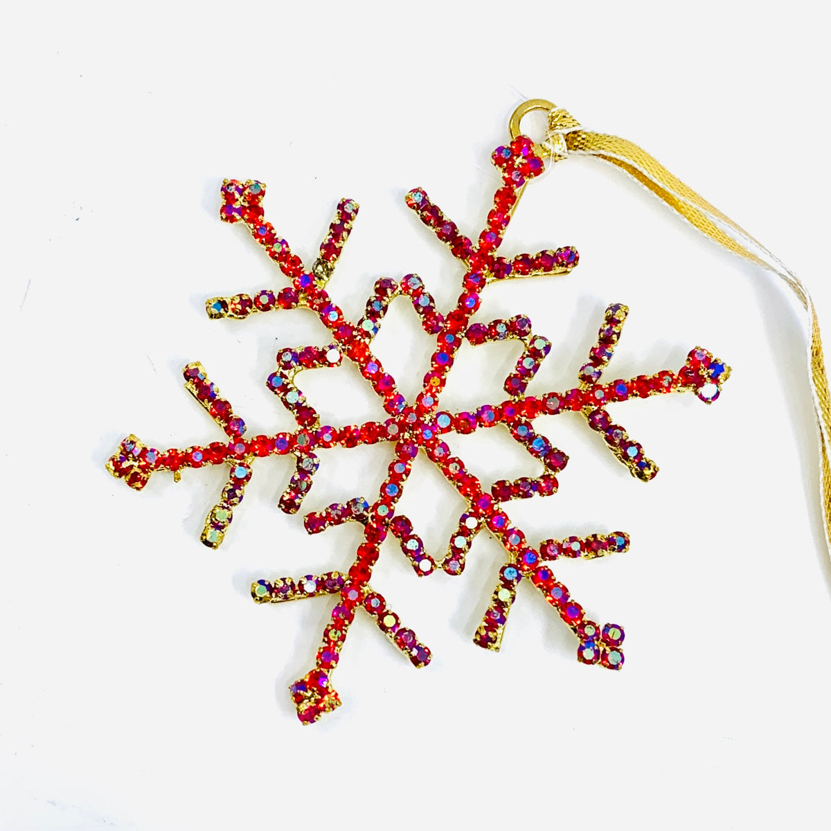 Snowflake Rhinestone Ornament 18