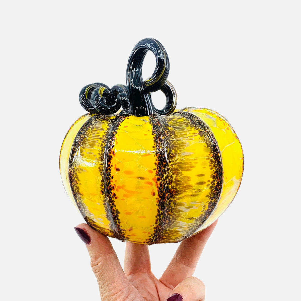 Daily Pumpkin 3894 Fall Squat Gabby Luke Adams Glass Blowing Studio 