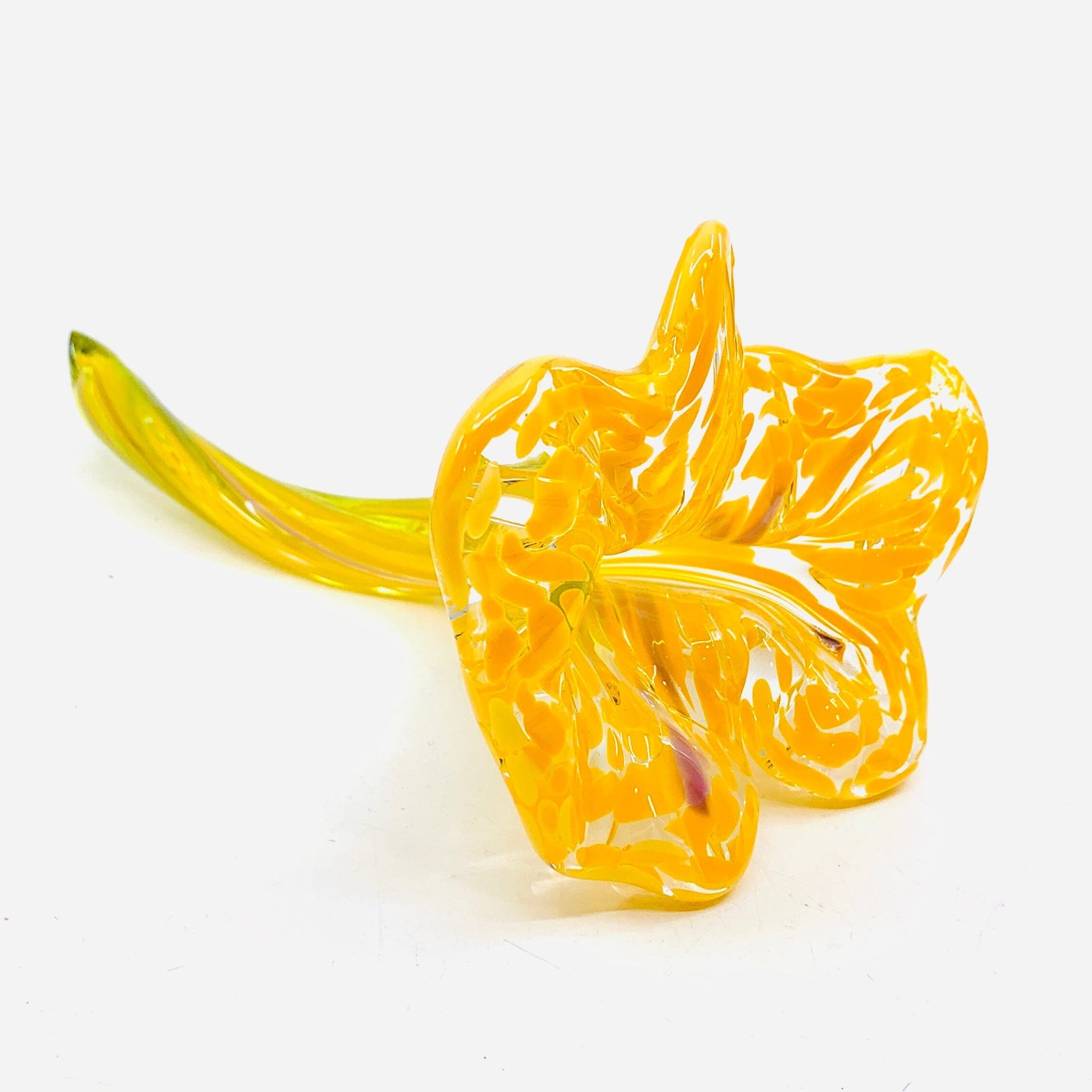 Pulled Glass Flower 94 Decor Luke Adams Glass Blowing Studio 