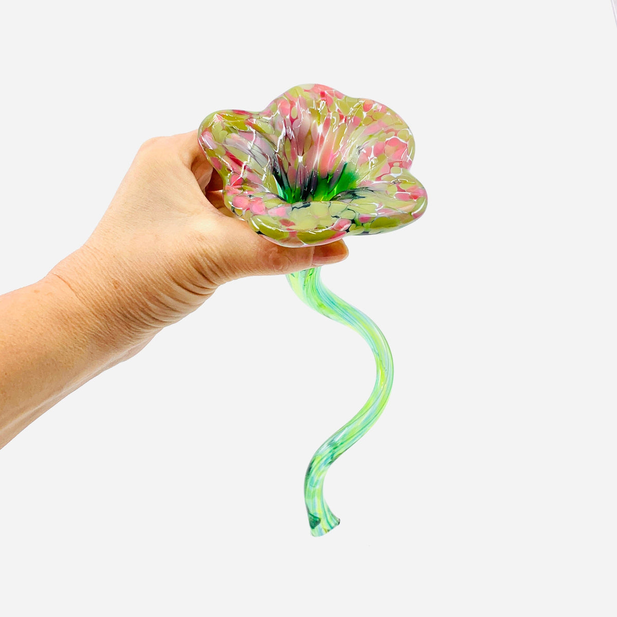 Pulled Glass Flower 49 Decor Luke Adams Glass Blowing Studio 