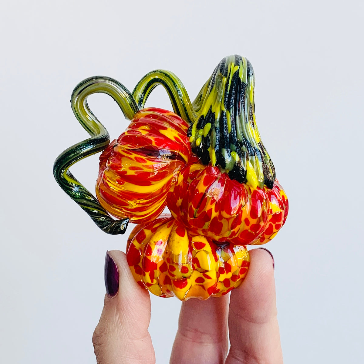 Daily Pumpkin 978 Mini Triplet Paperweight