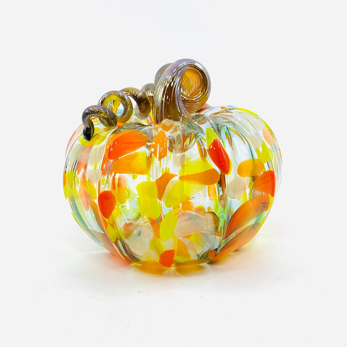 Daily Pumpkin 3562 Fall Squat Gabby Luke Adams Glass Blowing Studio 