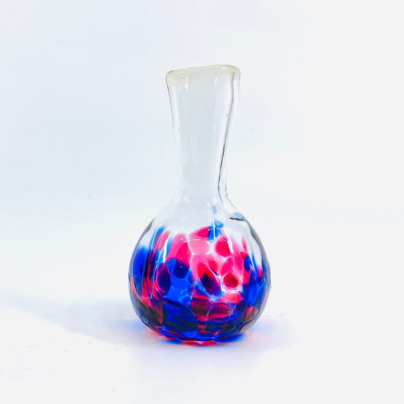 'Mom's Little Dandelion Vase', Artisan Bud Vase - Maddies Mix Henrietta Glass 