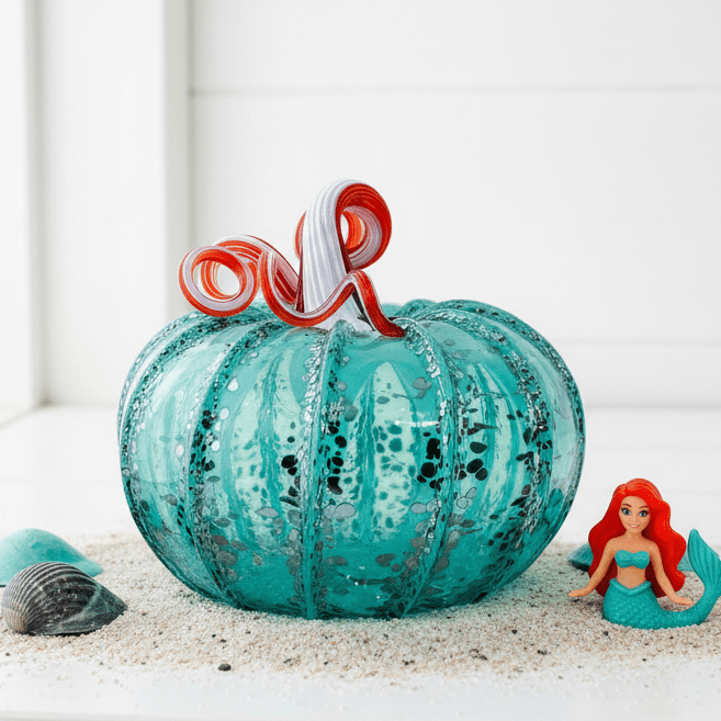 Daily Pumpkin 2497 Squat Gabby Luke Adams Glass Blowing Studio 