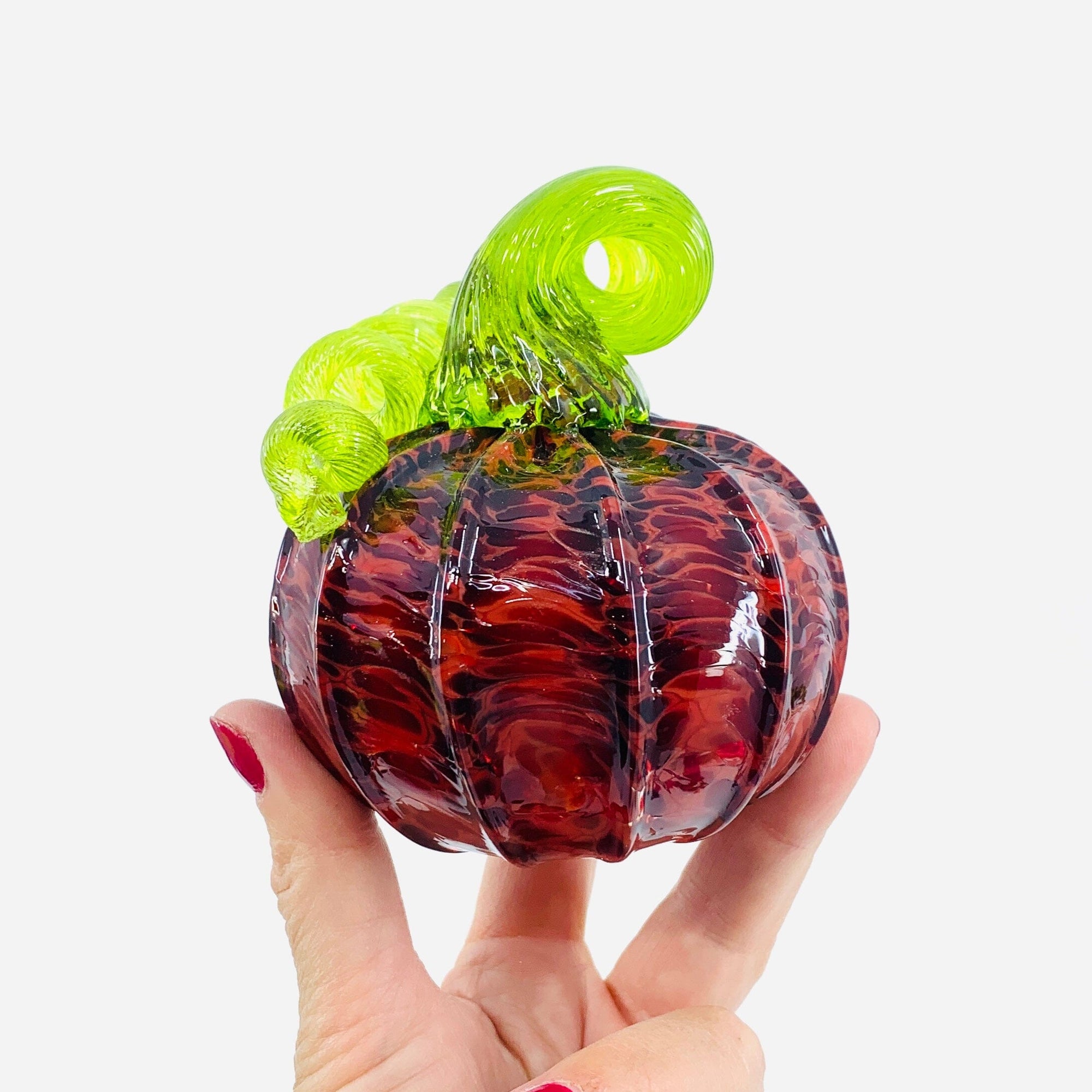 Daily Pumpkin 1986 Mini Gabby Luke Adams Glass Blowing Studio 