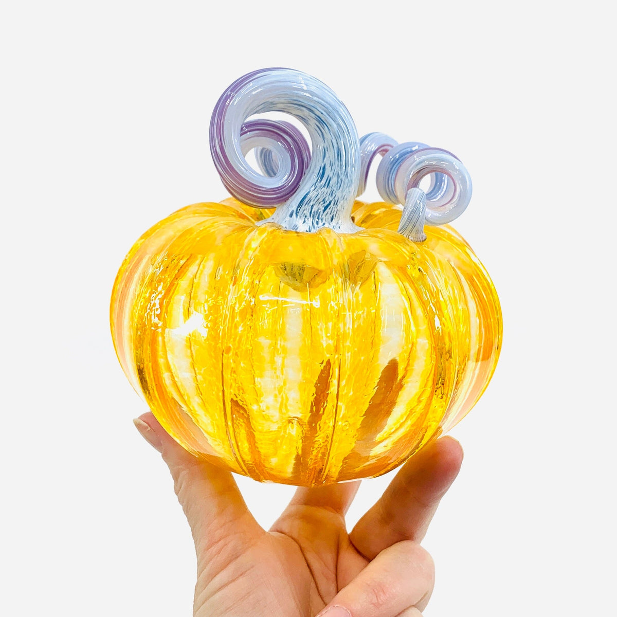 Daily Pumpkin 132 Squat Gabby Luke Adams Glass Blowing Studio 