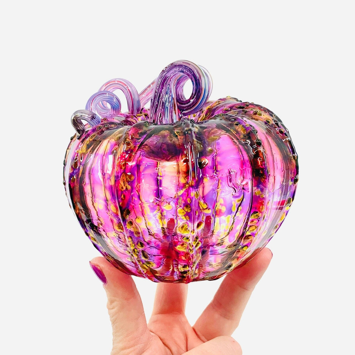 Daily Pumpkin 2956 Sweetheart Squat Gabby Luke Adams Glass Blowing Studio 