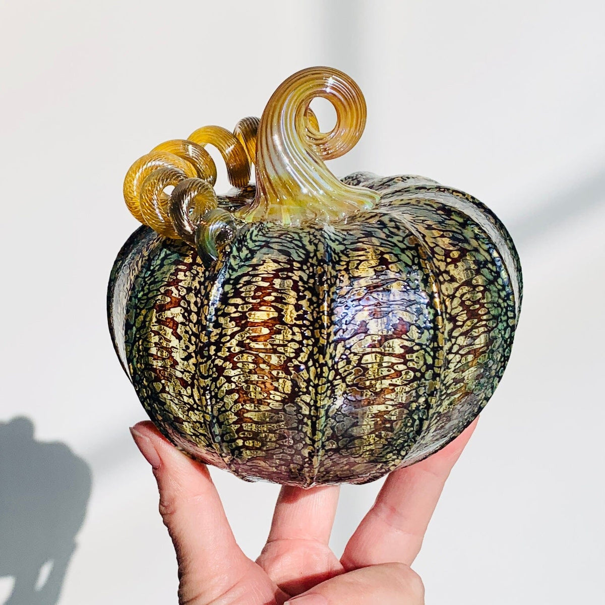 Best Pumpkin of The Day 3722 Fall Squat Gabby Luke Adams Glass Blowing Studio 