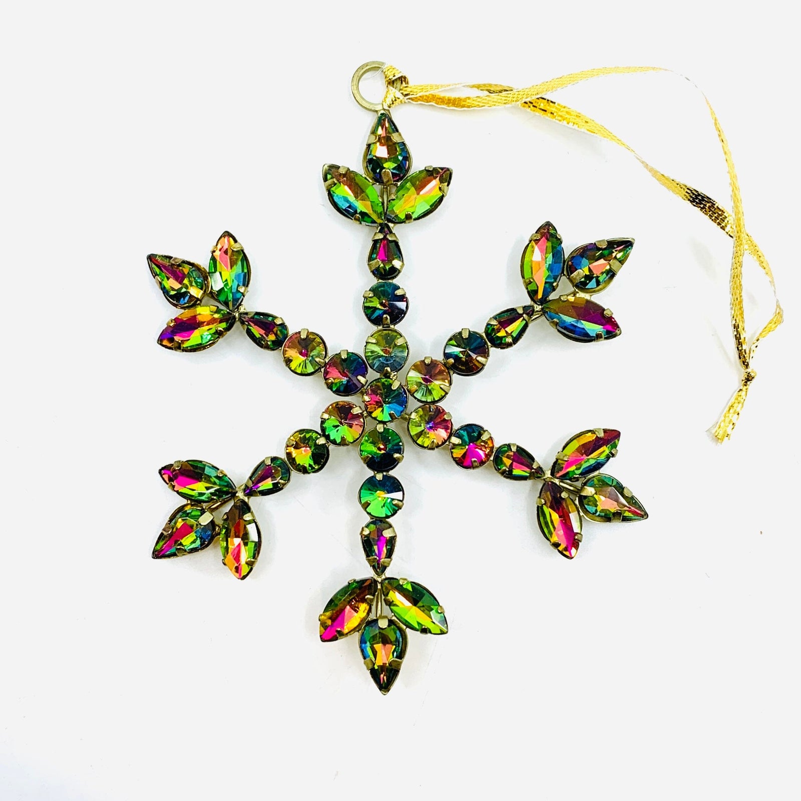 Snowflake Jewel Ornament 13 Oak Street 