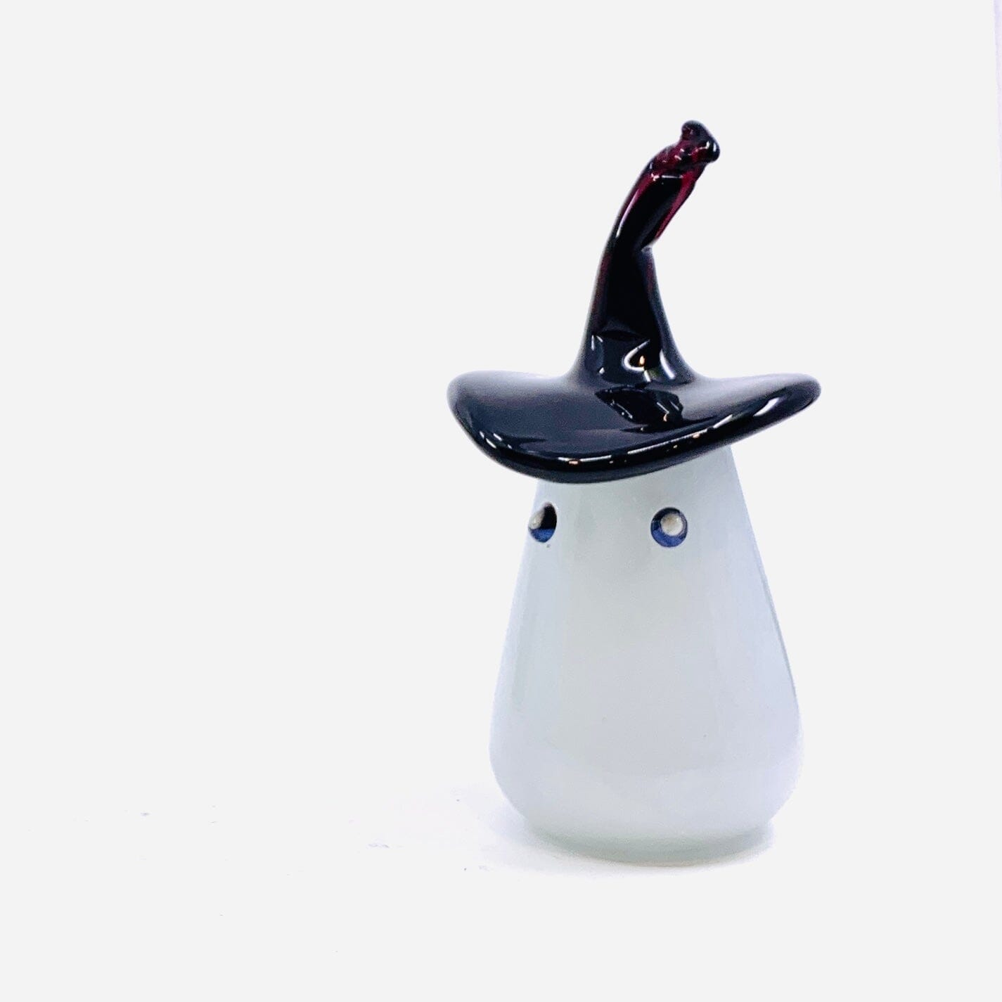 Small Hand Blown Glass Ghost Diamond Star 