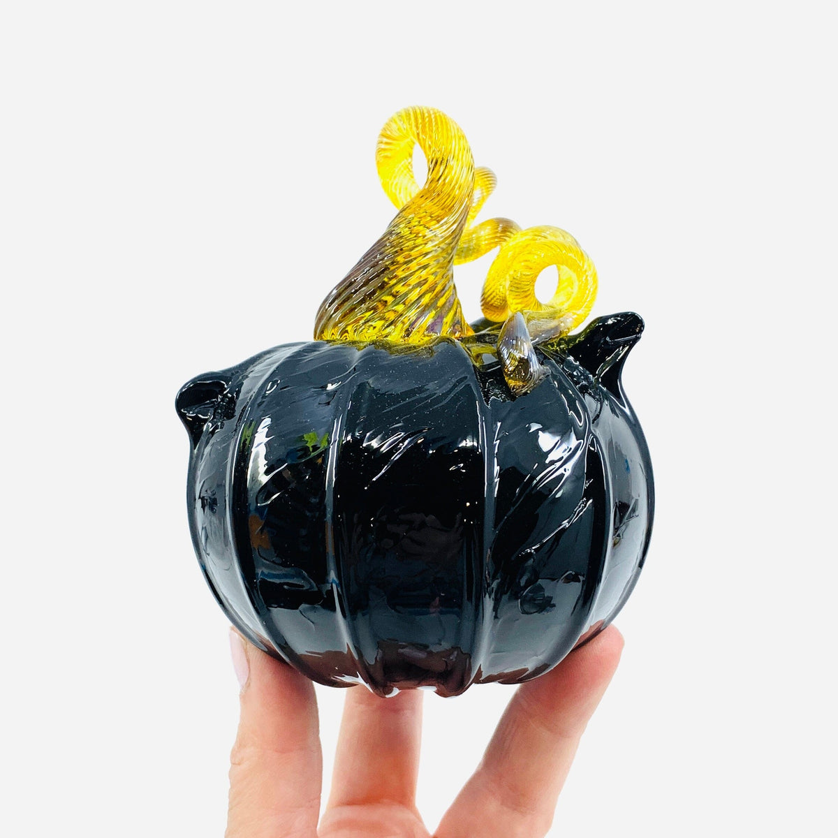 Daily Pumpkin 866 “Oops” Catkin Gabby Luke Adams Glass Blowing Studio 