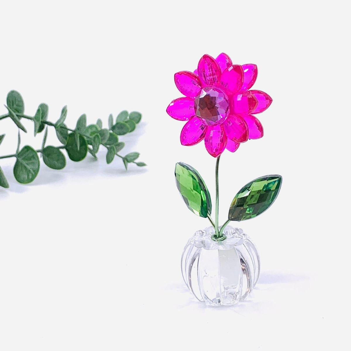 Acrylic Daisy 22, Pink Decor GANZ 